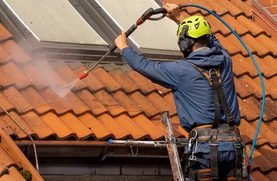 Démoussage et hydrofuge de toiture à Sainte-Mondane